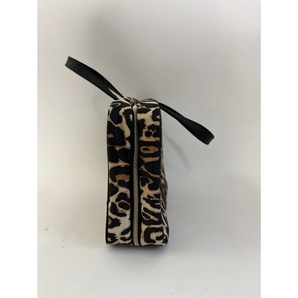 VICTORIA'S SECRET Bag Leopard Hanging Train Travel Case Cheetah Jetsetter Y2K